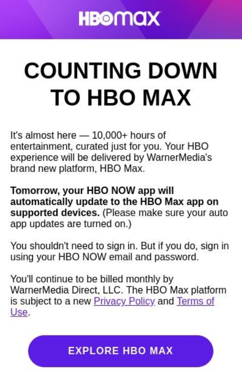 HBO Subscribers Who Pay Through App Store to Get Free HBO Max Upgrade -  MacRumors